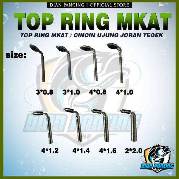 isi 1 pcs Ujung Tegek Pancing MKAT ready ukuran 0.8mm, 1.2mm dan 1.4mm