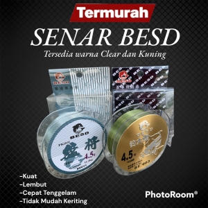 Senar Pancing BESD BE011 Warna Clear & BE003 Warna hijau Cocok Buat Mancing Lomba Galatama