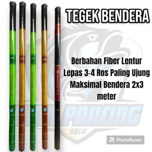Joran Tegek bendera Lentur Harga Termurah Panjang 630