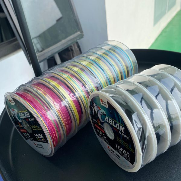 Benang PE X8 CABLAK 100m Multi Colour & Black Colour Super Smoth Conection - Gambar 11